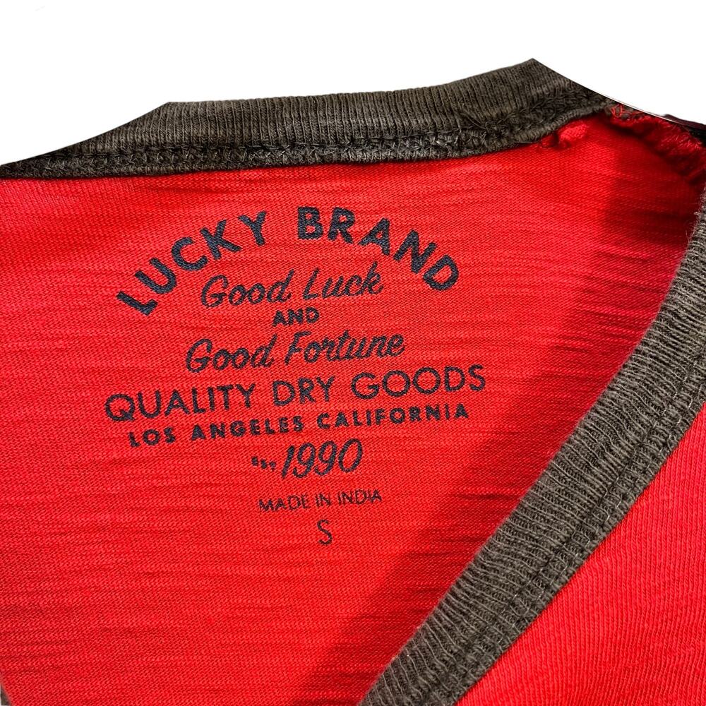 Lucky Brand The Who Graphic Band T-Shirt '76 Tour Rock Band Crew Neck Red S - Picture 4 of 7